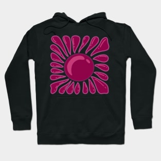 purple flower Hoodie